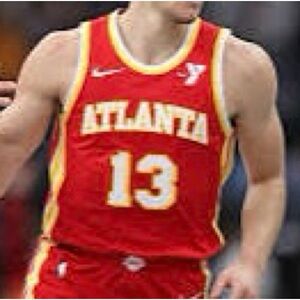 Bogdan Boganovic Atlanta Hawks #13 Iconic Edition NBA Jersey